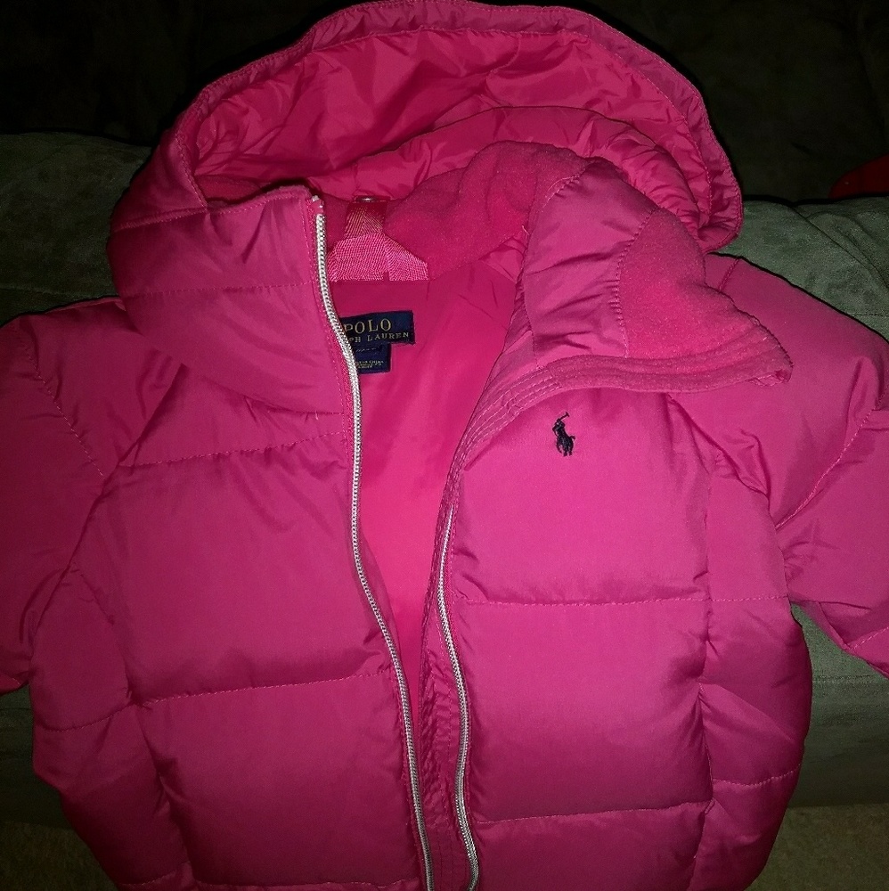 Pink Ralph Lauren coat